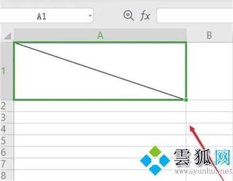 excel表格斜线一分为二怎么弄 单元格斜线一分为二的操作步骤