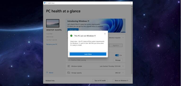 Windows11将免费升级,但系统要求正在上升(2)