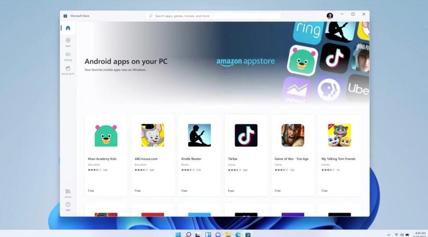 微软针对windows11的Android应用计划注定失败