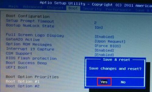 映泰H61MLC2主板怎么设置光盘启动(2)