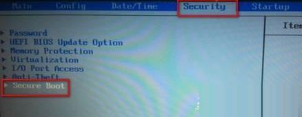 bios怎么关闭安全启动