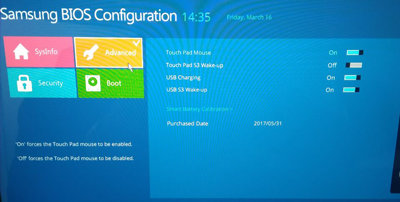 三星笔记本bios不认u盘