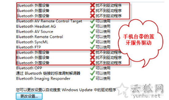 Win7系统出现bluetooth外围设备找不到驱动程序的解决方法