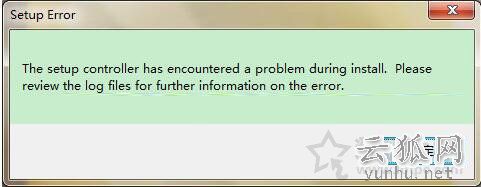 office2007软件打开时弹出报错SETUP ERROR的解决方法