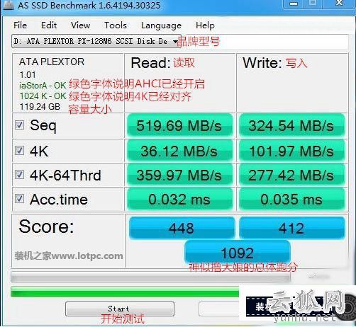 AS SSD怎么使用 AS SSD怎么看固态硬盘是否4k对齐-装机之家