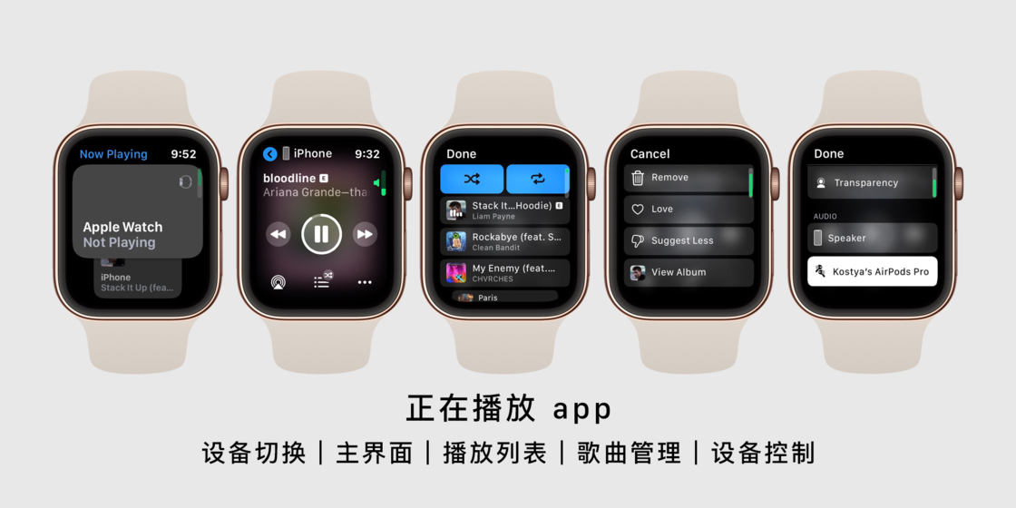 watchOS 6 对「<a href='https://www.wddqw.com/c_659.html' target='_blank'>音乐</a>」和「正在播放」应用作出了哪些升级和改进？
