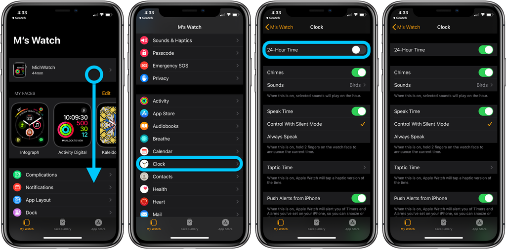 如何在 iPhone 和 Apple Watch 上启用「24 小时制」? 如何在 iPhone 和 Apple Watch 上启用「24 小时制」?