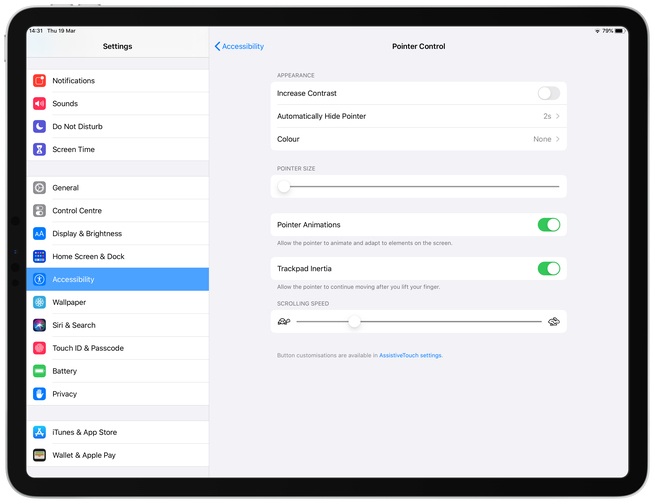 如何在 iPad 上自定义鼠标与触控板的光标跟踪速度? 如何在 iPad 上自定义鼠标与触控板的光标跟踪速度?