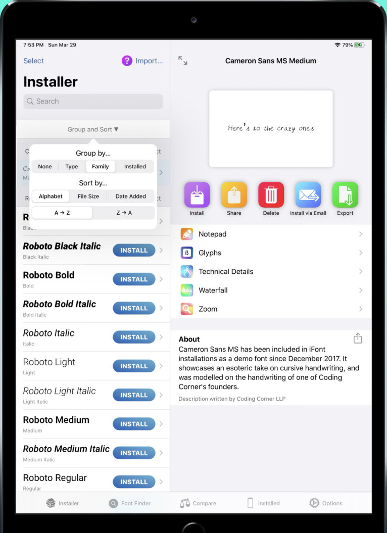 如何在 iPad 上使用第三方字体? 如何在 iPad 上使用第三方字体?