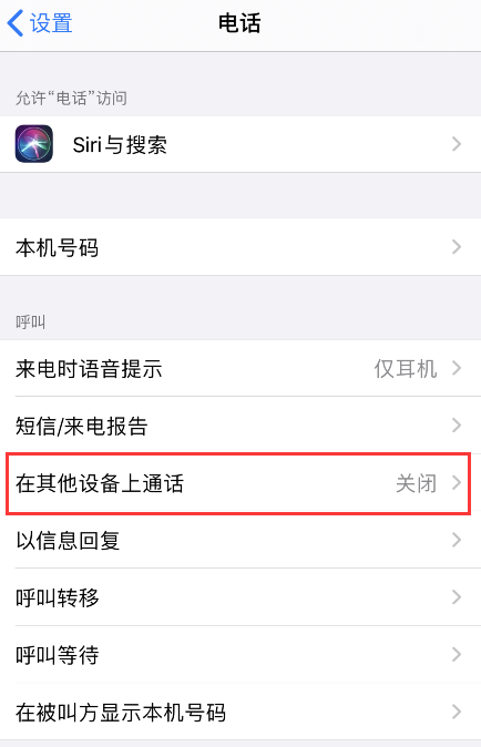 iPhone 拨打电话时显示<a href='https://www.wddqw.com/c_185.html' target='_blank'>其它</a>苹果设备如何取消？