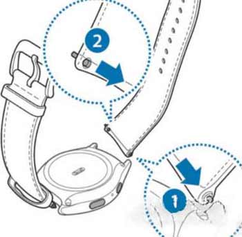 三星watch4怎么更换表带-换表带方法