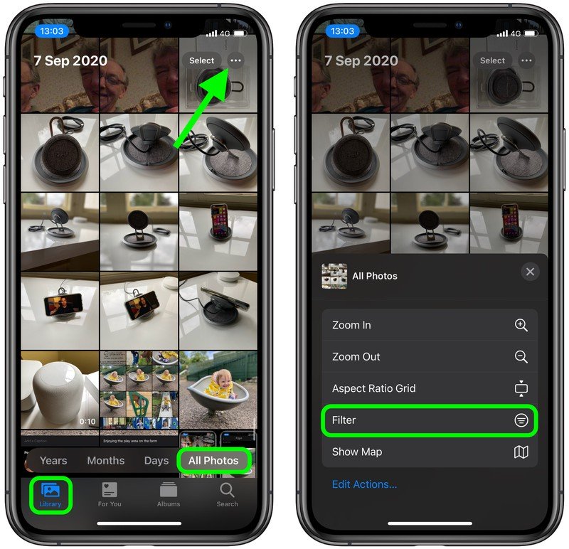 iOS 14 教程:如何在 iPhone 和 iPad 上的照片库中过滤图像? iOS 14 教程:如何在 iPhone 和 iPad 上的照片库中过滤图像?