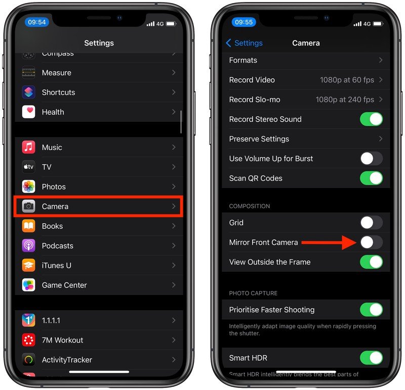 iOS 14 教程:如何使 iPhone 自带相机进行镜像自拍? iOS 14 教程:如何使 iPhone 自带相机进行镜像自拍?