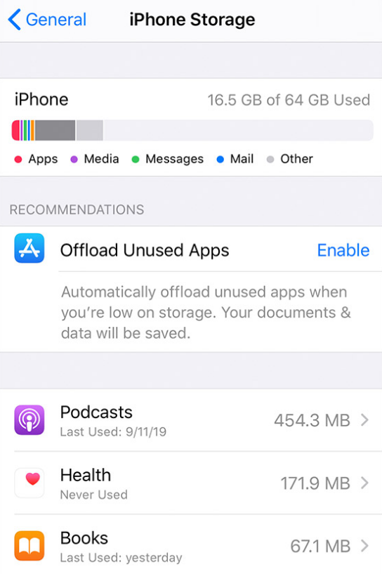 iPhone 使用技巧:及时关注手机储存容量 iPhone 使用技巧:及时关注手机储存容量