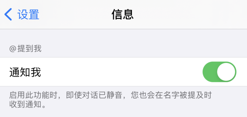 如何在 iOS 14 信息应用中使用“提到”功能? 如何在 iOS 14 信息应用中使用“提到”功能?