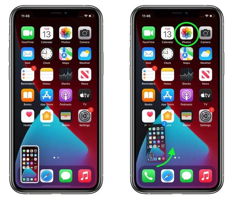 iOS 15 小技巧:拖放屏幕截图到应用 iOS 15 小技巧:拖放屏幕截图到应用
