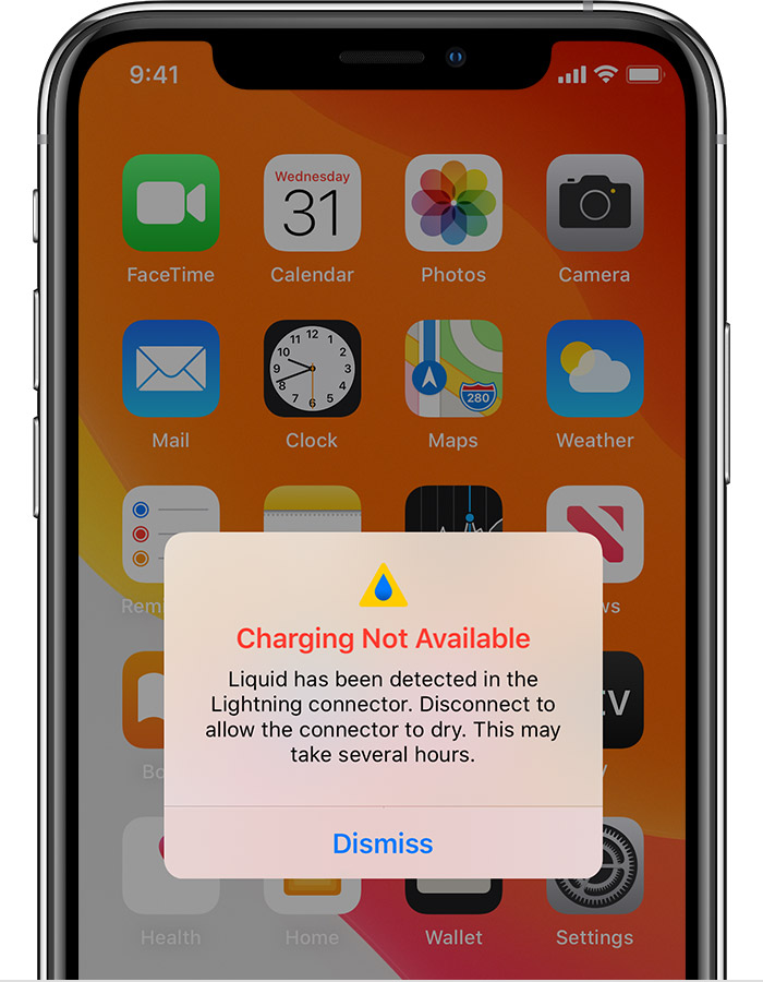iPhone 12 在充电时出现 “闪电接口检测到液体”的提示怎么办? iPhone 12 在充电时出现 “闪电接口检测到液体”的提示怎么办?
