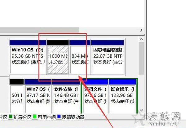 硬盘分区图文教程：新买的电脑只有一个C盘 如何再分区？