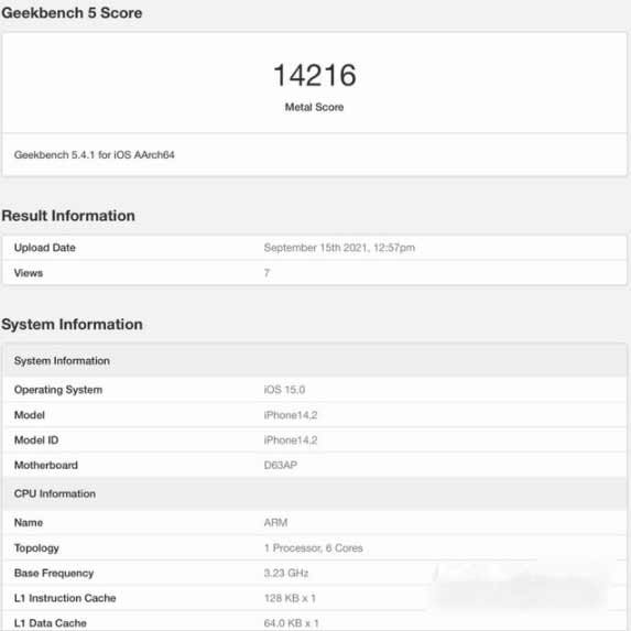 iPhone13Pro跑分多少-跑分详情